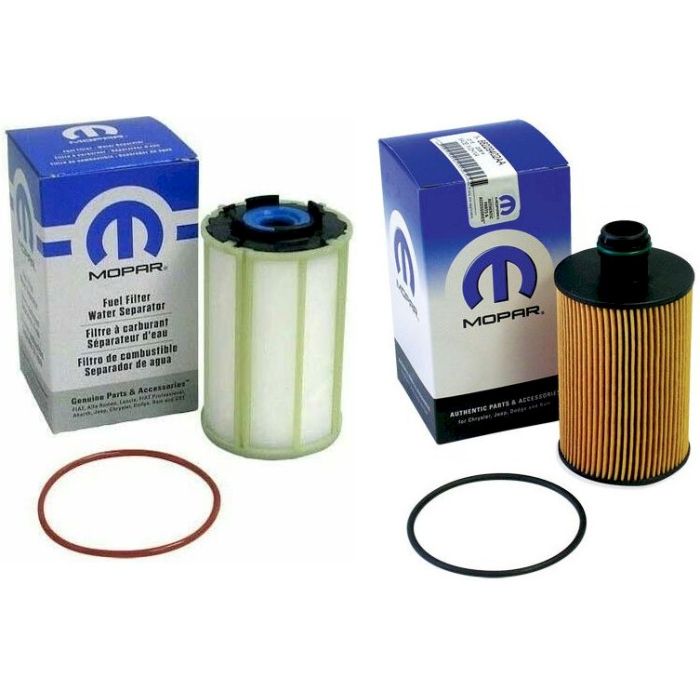 [68492616AA-68235275AB]Chrylser/Mopar/Ram engine oil and fuel filter kit.2013-19 Ram 1500 3.0L v6 Eco diesel.