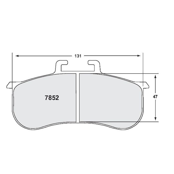 [7852.10]Performance Friction Z-Rated brake pads. (7852.10)