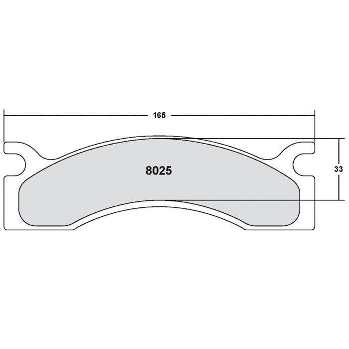 [8025.20]Performance Friction Carbon Metallic brake pads. (8025.20)