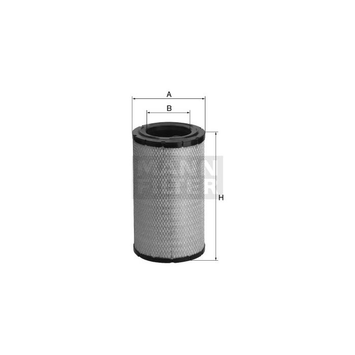 [C-1196]Mann-Filter European Air Filter Element(SI - Industrial Heavy truck and Bus/Off-Highway )