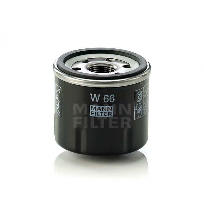 [W-66]Mann-Filter European Spin-on Oil Filter(Industrial- Several Heavy truck and Bus/Off-Highway 82 00 257 642)