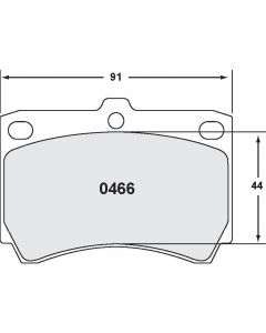 [0466.20]Performance Friction Carbon Metallic brake pads.FMSI(D466)(old pfc #4664) (0466.20)