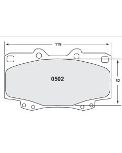 [0502.20]Performance Friction Carbon Metallic brake pads.FMSI(D502)(old pfc #5024) (0502.20)