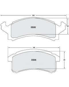 [0506.20]Performance Friction Carbon Metallic brake pads.FMSI(D506)(old pfc #5064) (0506.20)