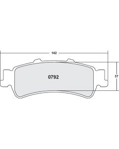 [0792.20]Performance Friction Carbon Metallic brake pads.FMSI(D792)(old pfc #7924)