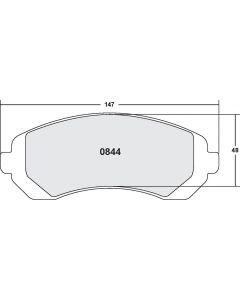 [0844.20]Performance Friction Carbon Metallic brake pads.FMSI(D844)(old pfc #)