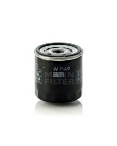 [W-714/2]Mann-Filter European Spin-on Oil Filter(Industrial- Several Heavy truck and Bus/Off-Highway n/a)