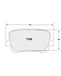 [1766.20]Performance Friction Carbon Metallic brake pads.FMSI(D1766) (1766.20)