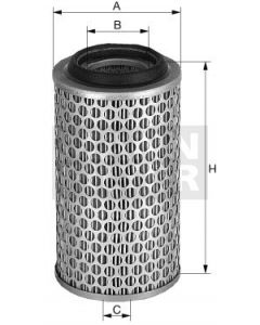 [C-24-355/1]Mann-Filter European Air Filter Element(SI - Industrial Heavy truck and Bus/Off-Highway )