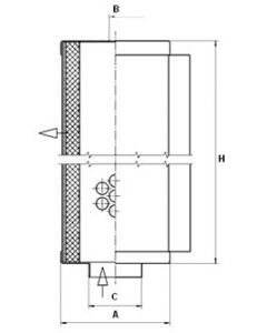 [4900053391]Mann-Filter Industrial Air/Oil Separator Element(SI - Industrial Off-Highway )