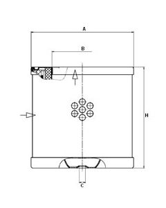 [4930053101]Mann-Filter Industrial Air/Oil Separator Element(SI - Industrial Off-Highway Boxed)