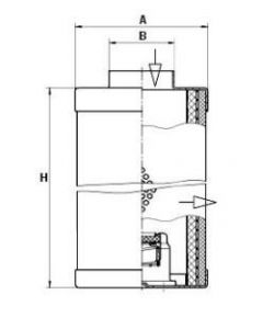 [4900050571]Mann-Filter Industrial Air/Oil Separator Element(SI - Industrial Off-Highway )