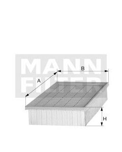 [C-2860/3]Mann-Filter European Air Filter Element(SI - Industrial Heavy truck and Bus/Off-Highway ) 