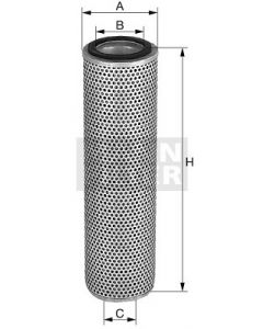 [HD-14-161]Mann-Filter European High Pressure Oil Filter Element(SI - Industrial Heavy truck and Bus/Off-Highway )