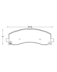 [HB930Y.786]Hawk Performance LTS Ram 2019-up front brake pads(ss 68461656AA/68461656AB)