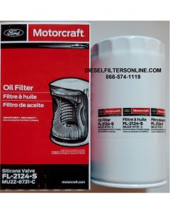 [fl-2124s]Motorcraft fl2124S.2011-Current Ford 6.7 liter turbo diesel oil filter(MU2z-6731-c/bc3z6731b)
