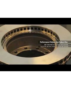 [381.181.30]Peformance Fricion brake rotor U-shaped Retrofit Disc Cross to D6178M