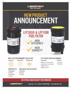 [LFF1098]Luberfiner fuel filter(replaces FS1098/5319680)