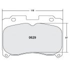 [0629.10]Performance Friction Z-Rated brake pads.FMSI(D629)(old pfc #629Z)
