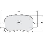 [0741.20]Performance Friction Carbon Metallic brake pads.FMSI(D741)(old pfc #7414)