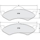 [0746.20]Performance Friction Carbon Metallic brake pads.FMSI(D746)(old pfc #7464)