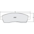 [0757.20]Performance Friction Carbon Metallic brake pads.FMSI(D757)(old pfc #7574)