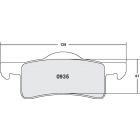 [0935.10]Performance Friction Z-Rated brake pads.FMSI(D935)(old pfc #9354)