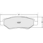 [1337.10]Performance Friction Z-Rated brake pads.FMSI(D1337)