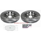 [343.039.1612]2013-2017 Ford interceptor sedan/Utility Performance Friction rear pads and rotors package.
