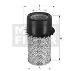 [C-14-179/5-X]Mann-Filter European Air Filter Element(SI - Industrial Heavy truck and Bus/Off-Highway ) 