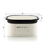 [CP-29-550]Mann-Filter European Air Filter Element(SI - Industrial Heavy truck and Bus/Off-Highway ) 